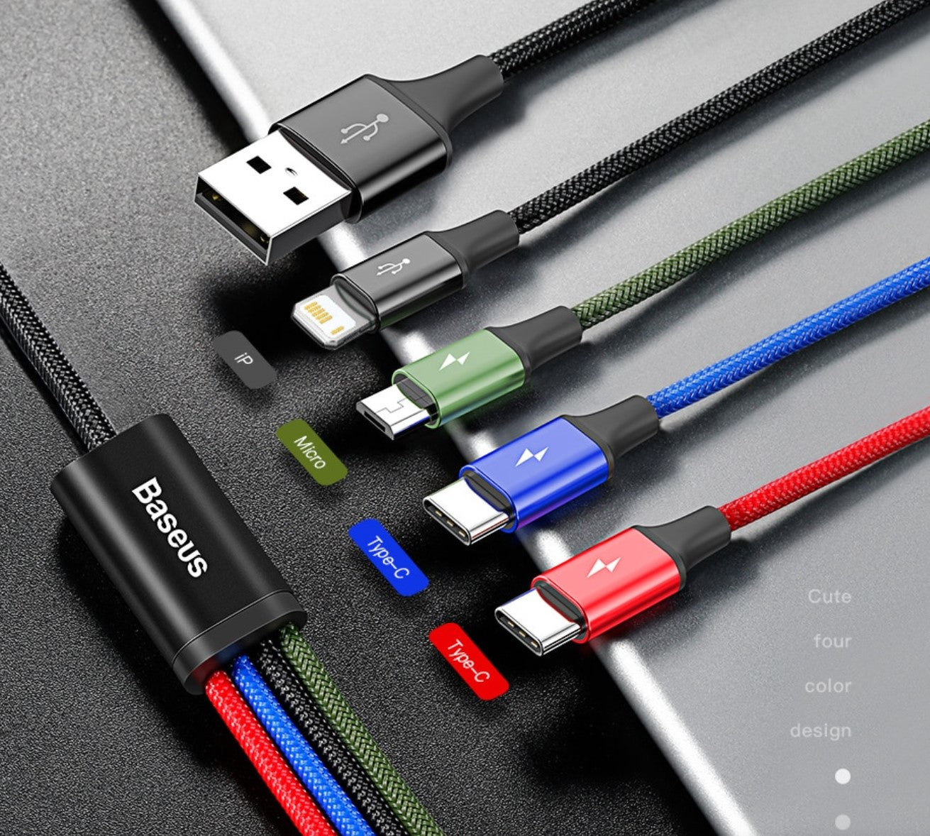 Baseus 4-in-1 charging cable