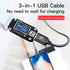 Baseus 3 in 1 USB cable with Micro / Type-C / Lighting connector