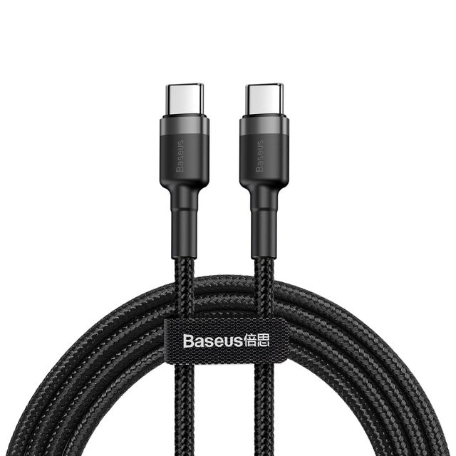 Baseus USB Type C Cable Support PD fast Charge - Gray Black