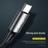 Baseus 3 in 1 3.5A Fast USB Charging Cable Retractable 1.2m  Quick Charging Cord with Type C / Micro / Lighting